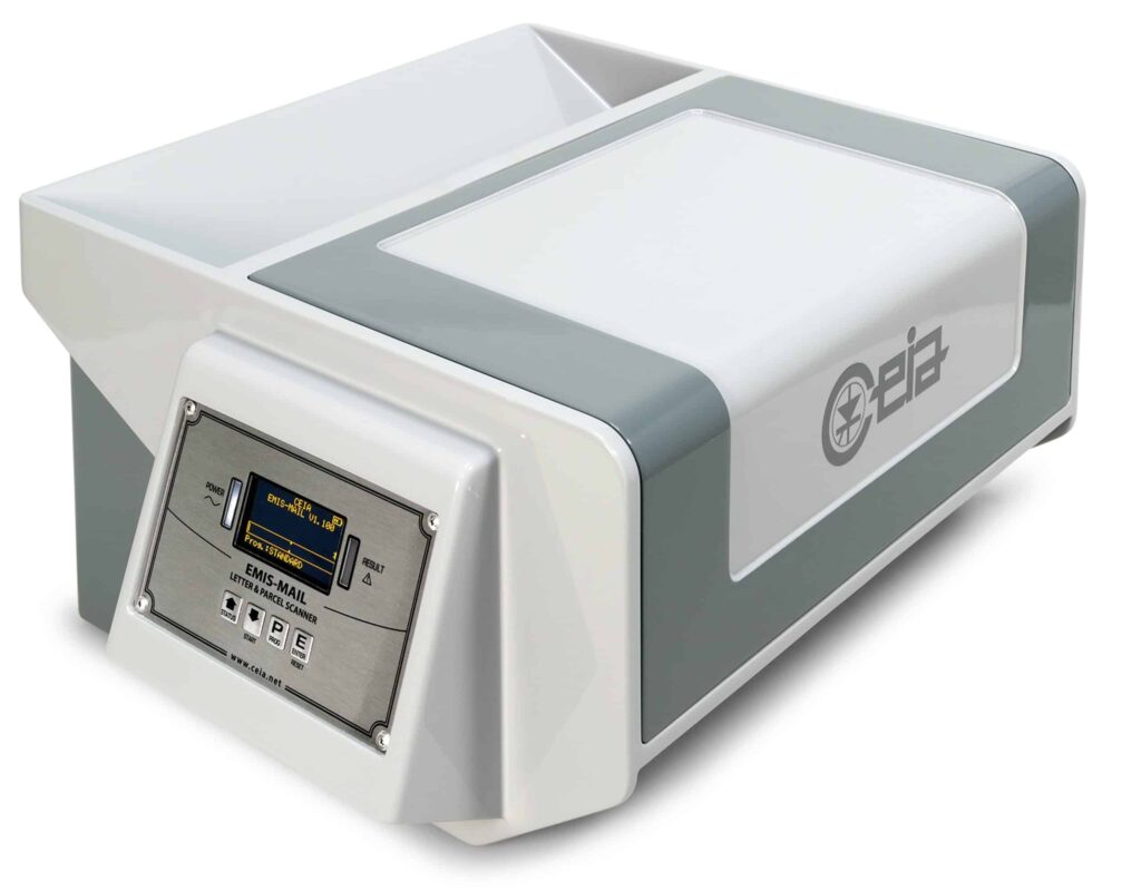 Mail room X-ray scanner for package screening